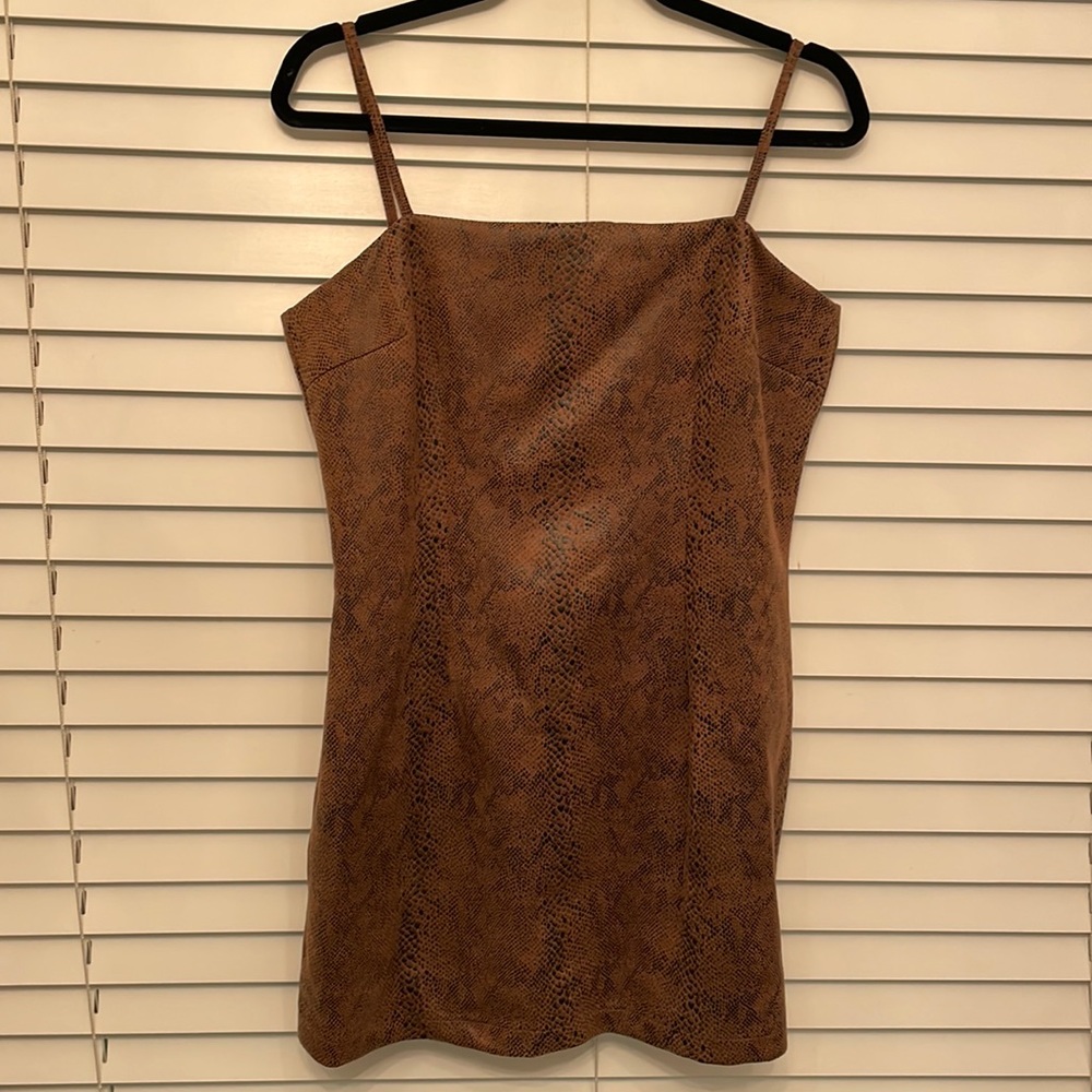 Ruby and Jenna snake skin dress